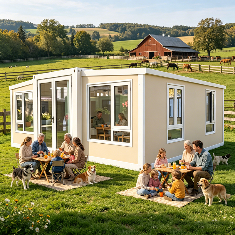 Agriculture Farm House - Vineyard Use Foldable Prefab Container House