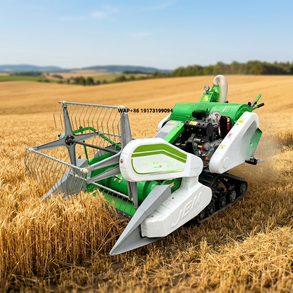Combine Harvester Mini - Mini Experimental Field Wheat Rice Combine