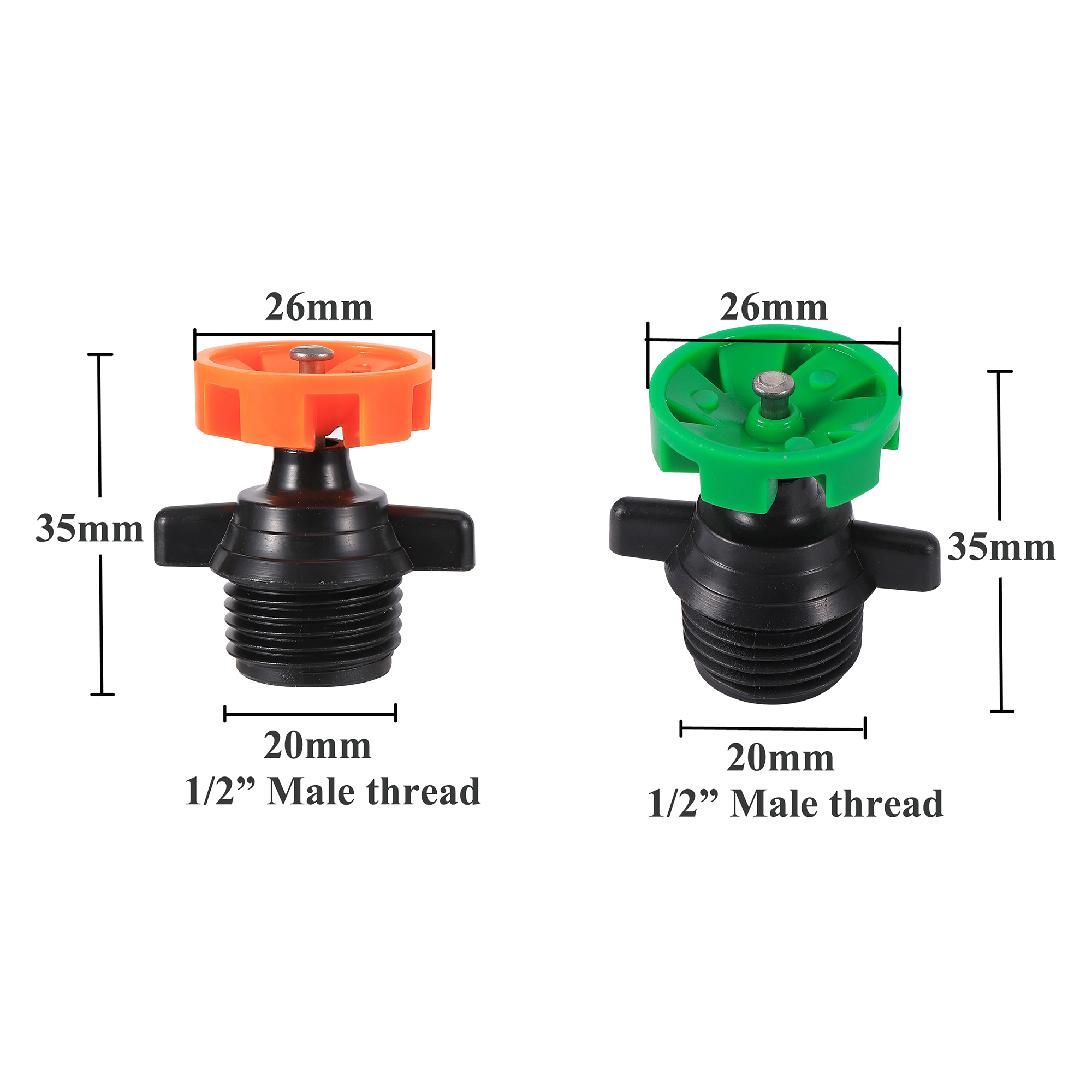 10Pcs Garden Sprinkler 360° Ro - Agriculture Farming System ulasan dan harga