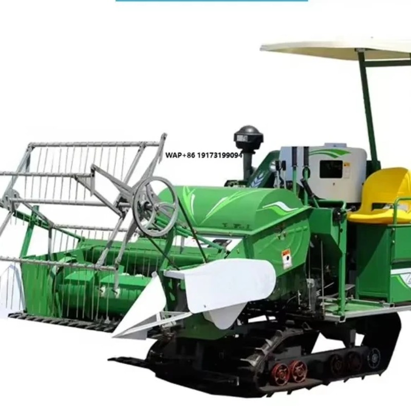 New Small Mini Rice Wheat Comb - Combine Harvester Mini ulasan dan harga