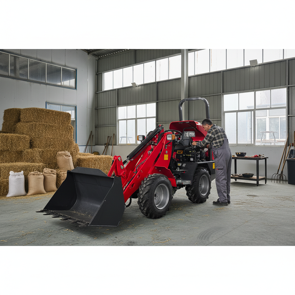 2Ton Telescopic Arm Loader wit - Farming Agriculture ulasan dan harga
