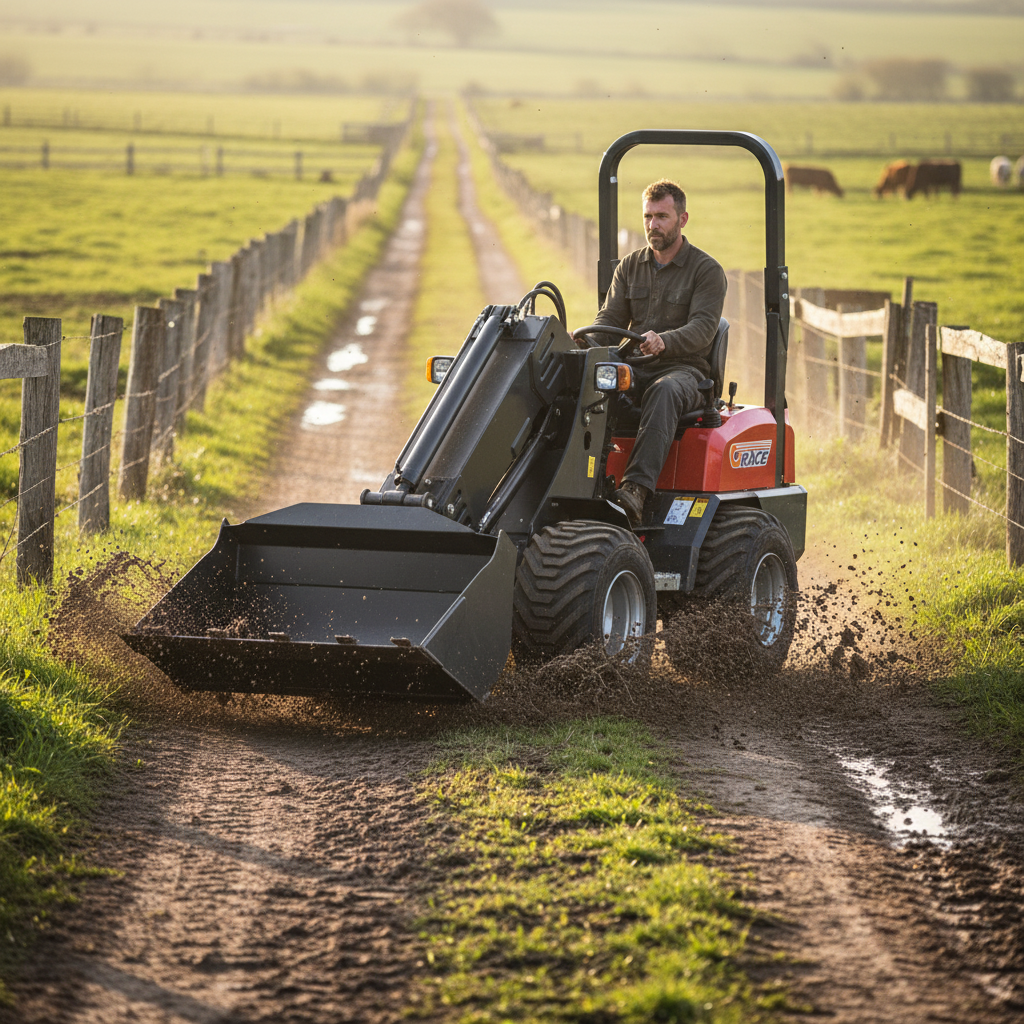 2Ton Telescopic Arm Loader wit - Farming Agriculture ulasan dan harga