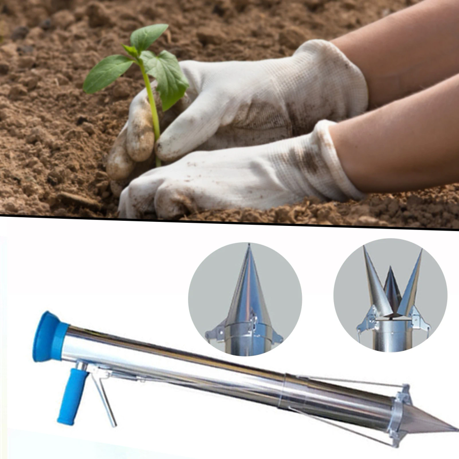 Stainless Steel Manual Seedlin - Agriculture Farming Tool ulasan dan harga