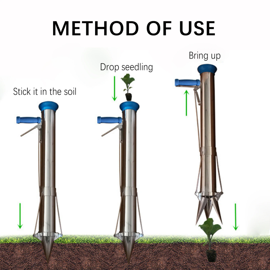 Stainless Steel Manual Seedlin - Agriculture Farming Tool ulasan dan harga