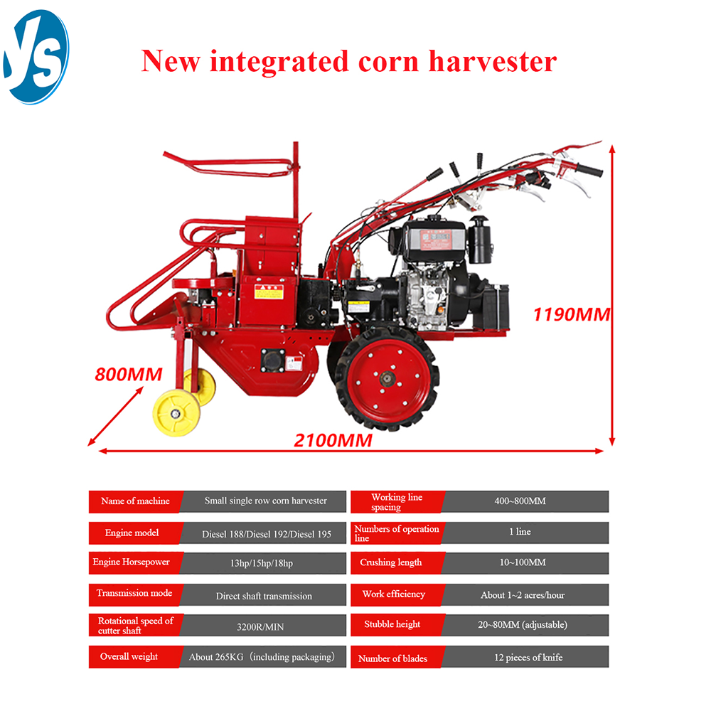 Corn Harvester Reaper Machine  - Combine Harvester Mini ulasan dan harga
