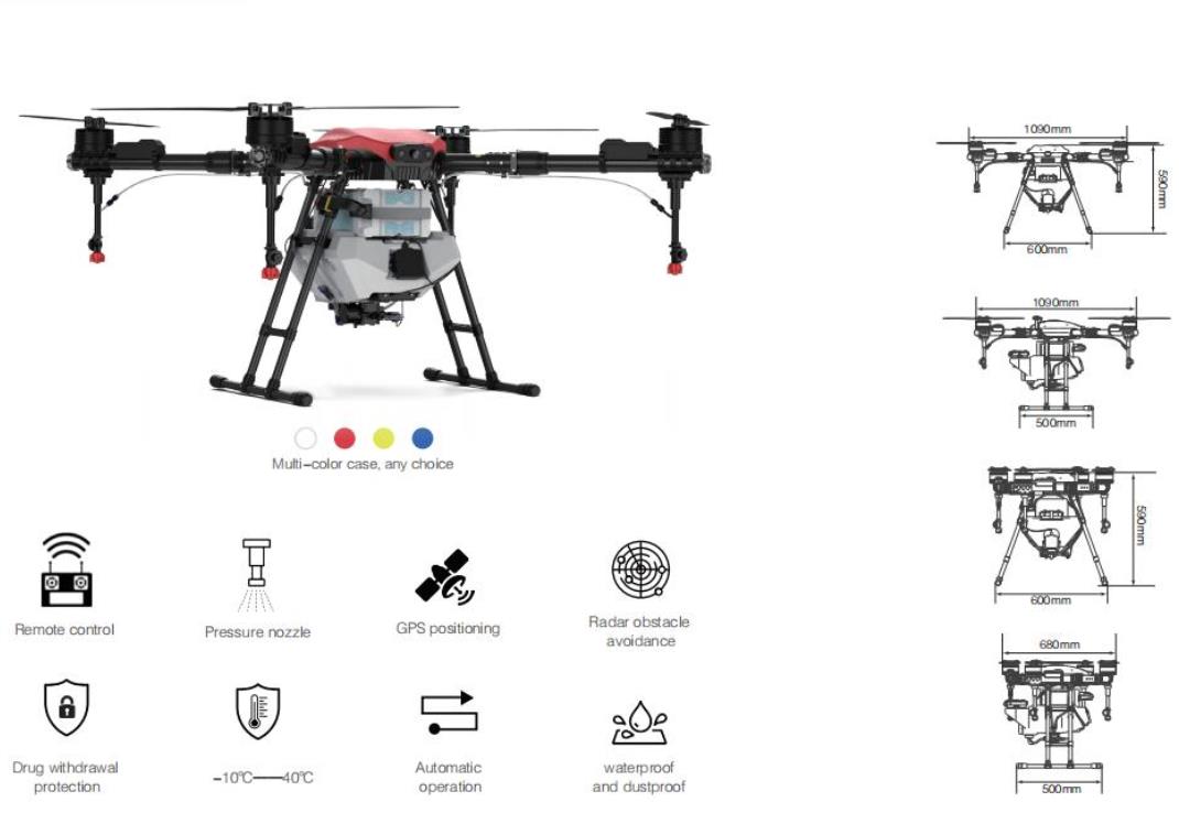Professional 16L Agricultural  - Farming Agriculture Drone ulasan dan harga