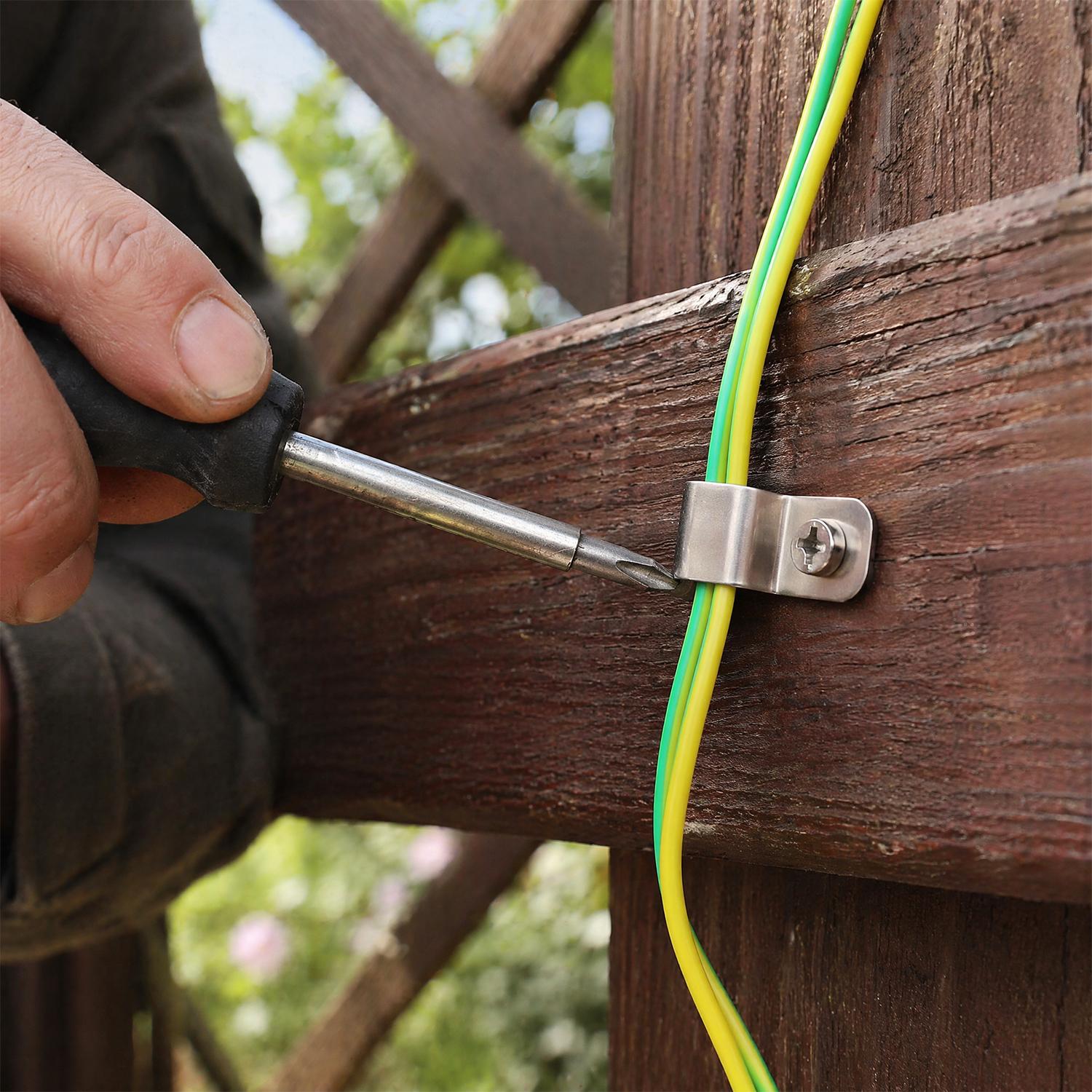 Stainless Steel Wire Clip Cord - Farming Agriculture ulasan dan harga