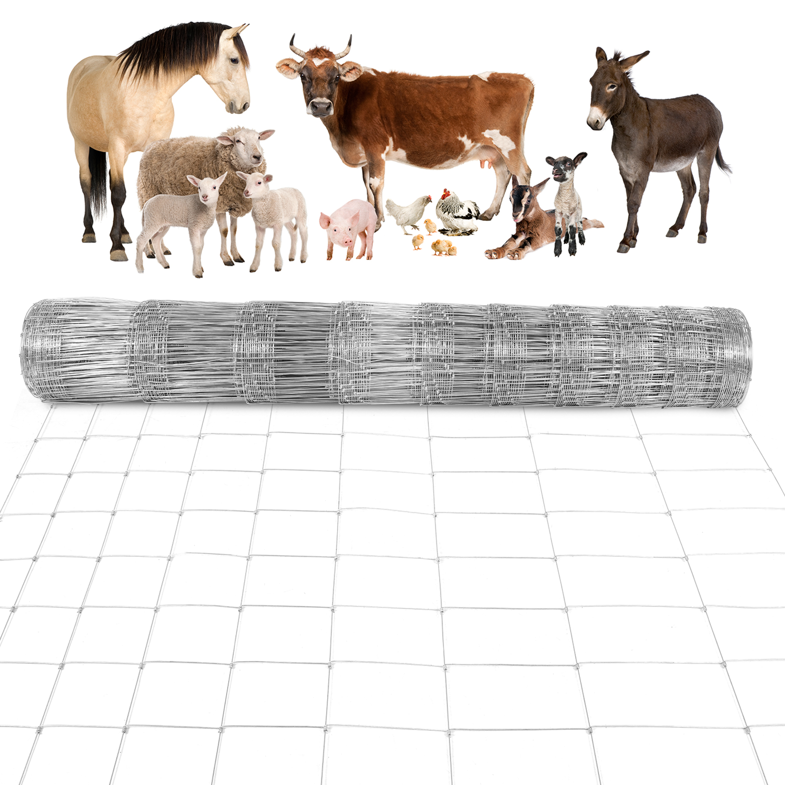 5FT/6FT Metal Farm Fence Net A - Farming Agriculture ulasan dan harga